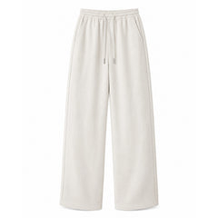 HYYPE White Straight Fit Korean Trouser