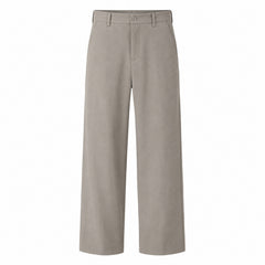 HYYPE Grey Korean Straight Fit Tailored Trouser