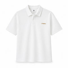 HYYPE White Be Yourself Embroidered Polo T-Shirt