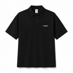 HYYPE Black Be Yourself Embroidered Polo T-Shirt