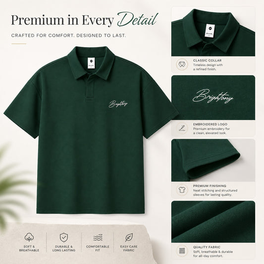 HYYPE Olive Green Brightong Casual T-Shirt