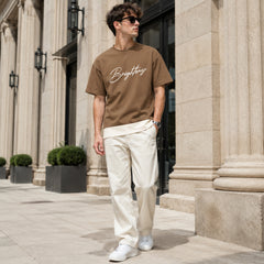 HYYPE Beige Brightong Graphic T-Shirt